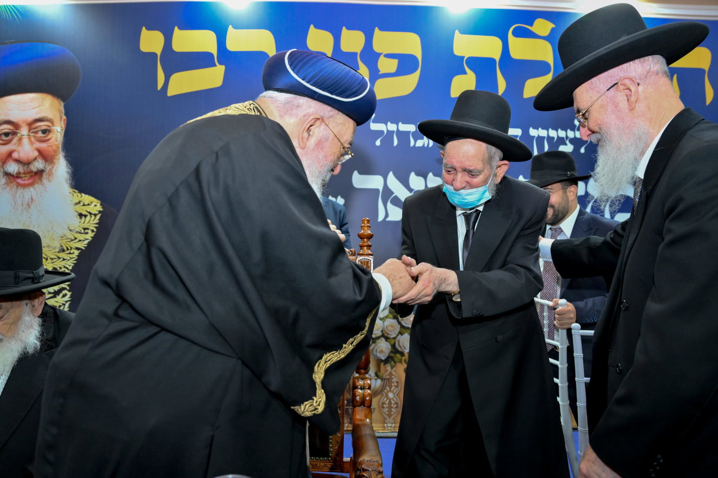 הקבלת פני רבן אצל הראש"ל הגר"ש עמאר 