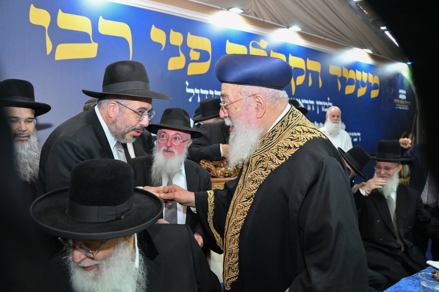 הקבלת פני רבן אצל הראש"ל הגר"ש עמאר 