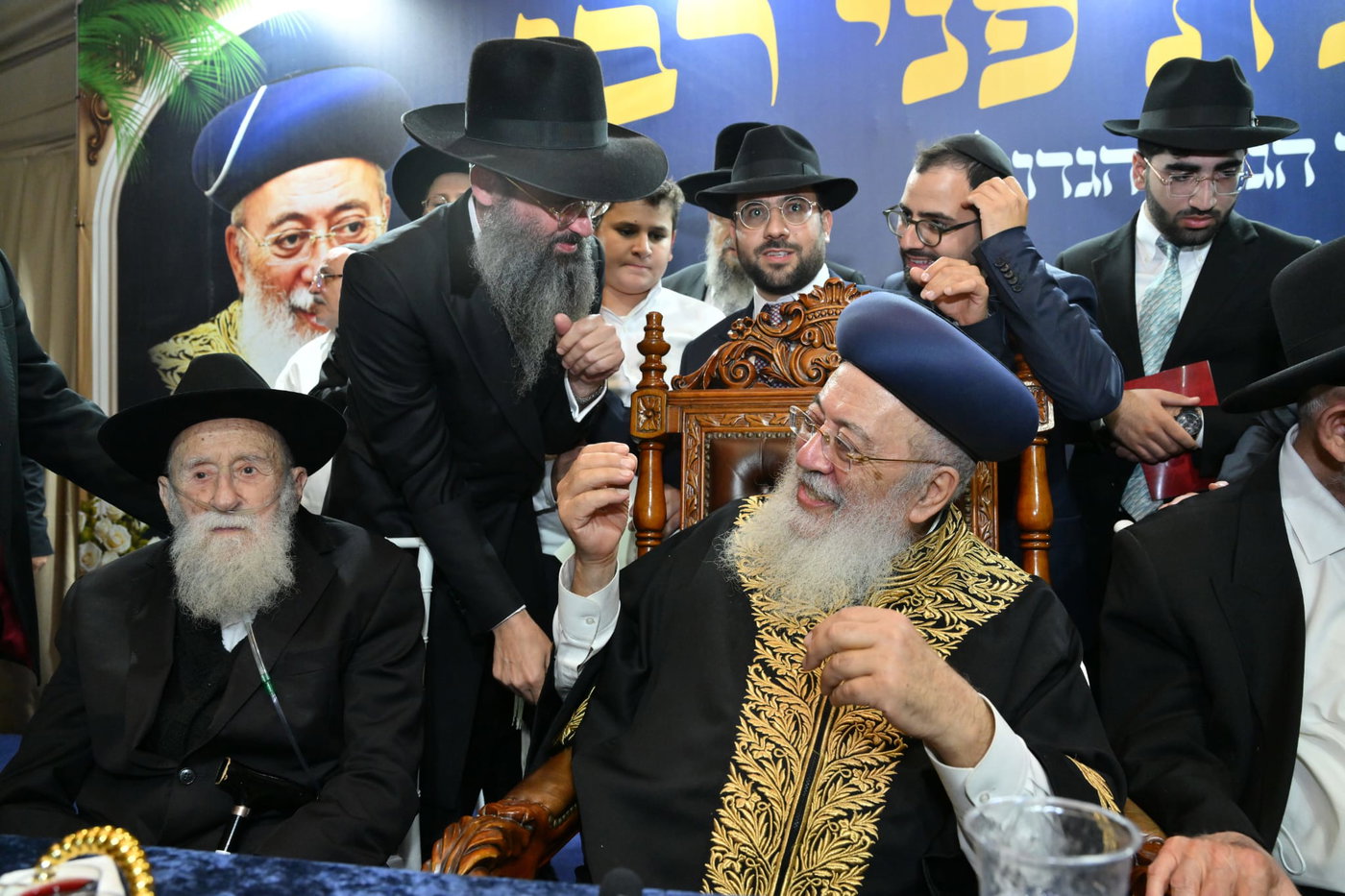 הקבלת פני רבן אצל הראש"ל הגר"ש עמאר 
