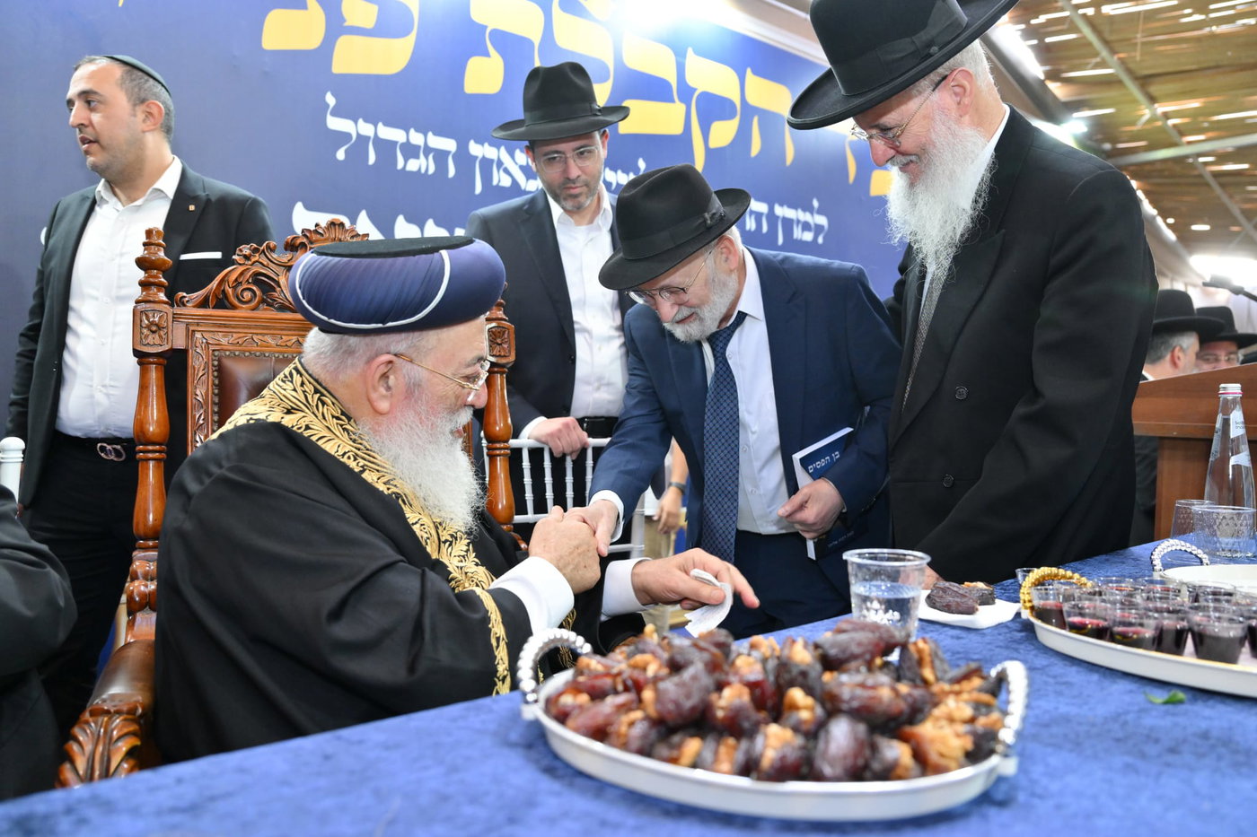 הקבלת פני רבן אצל הראש"ל הגר"ש עמאר 