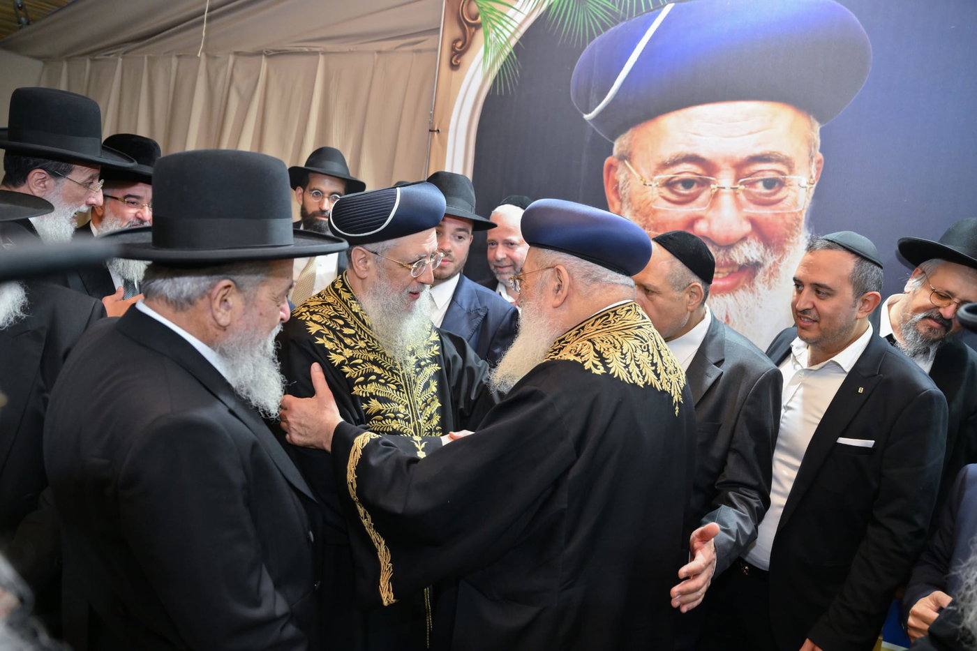 הקבלת פני רבן אצל הראש"ל הגר"ש עמאר 