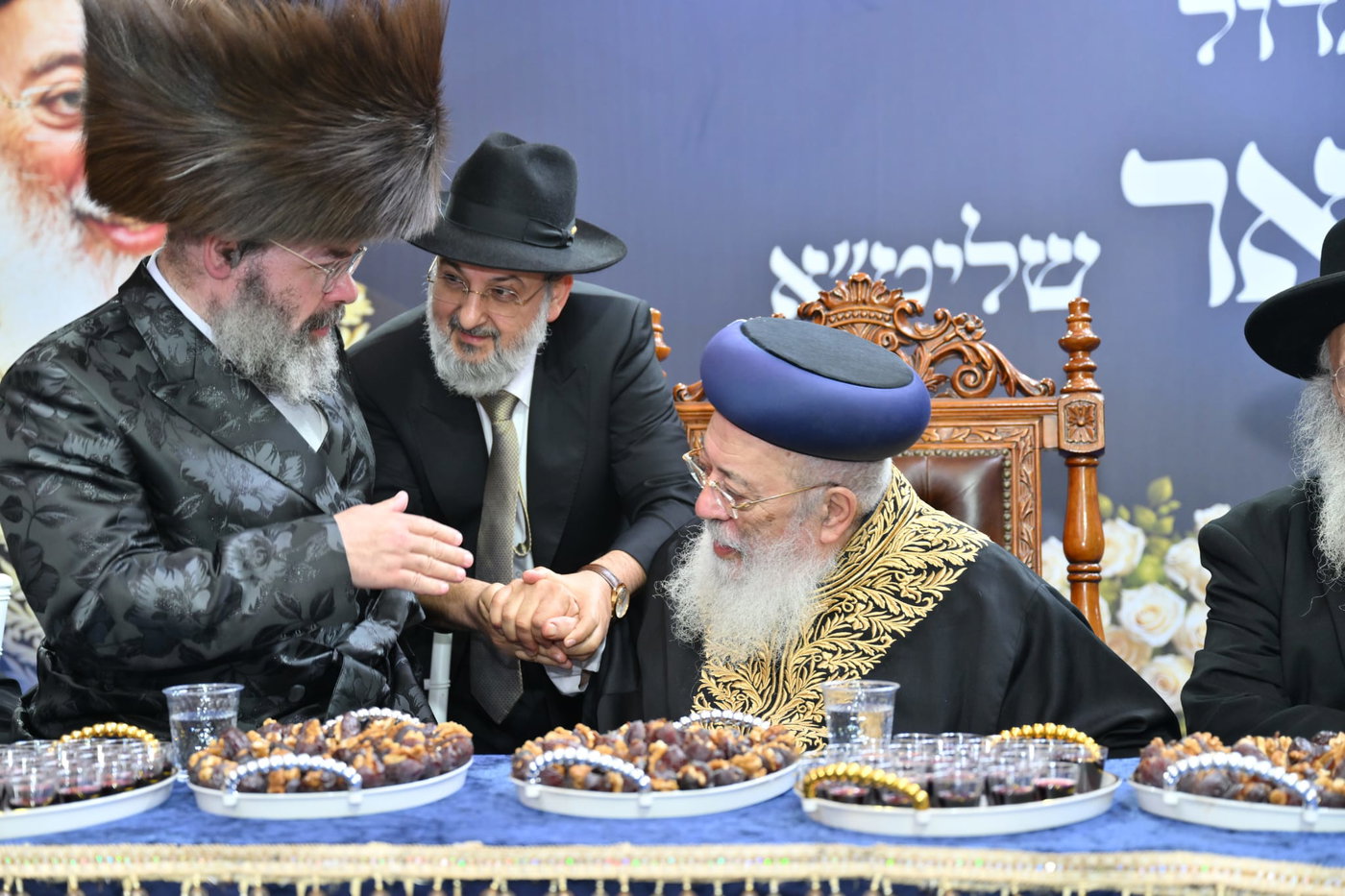 הקבלת פני רבן אצל הראש"ל הגר"ש עמאר 