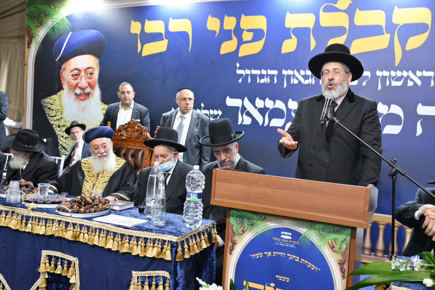 הקבלת פני רבן אצל הראש"ל הגר"ש עמאר 