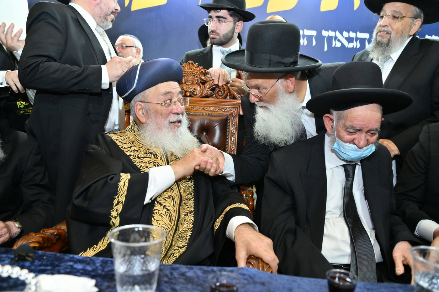 הקבלת פני רבן אצל הראש"ל הגר"ש עמאר 