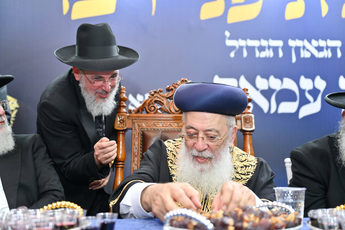 הקבלת פני רבן אצל הראש"ל הגר"ש עמאר 