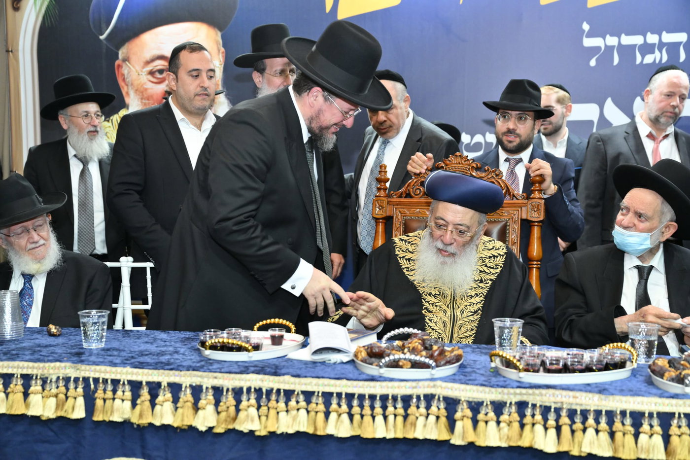הקבלת פני רבן אצל הראש"ל הגר"ש עמאר 