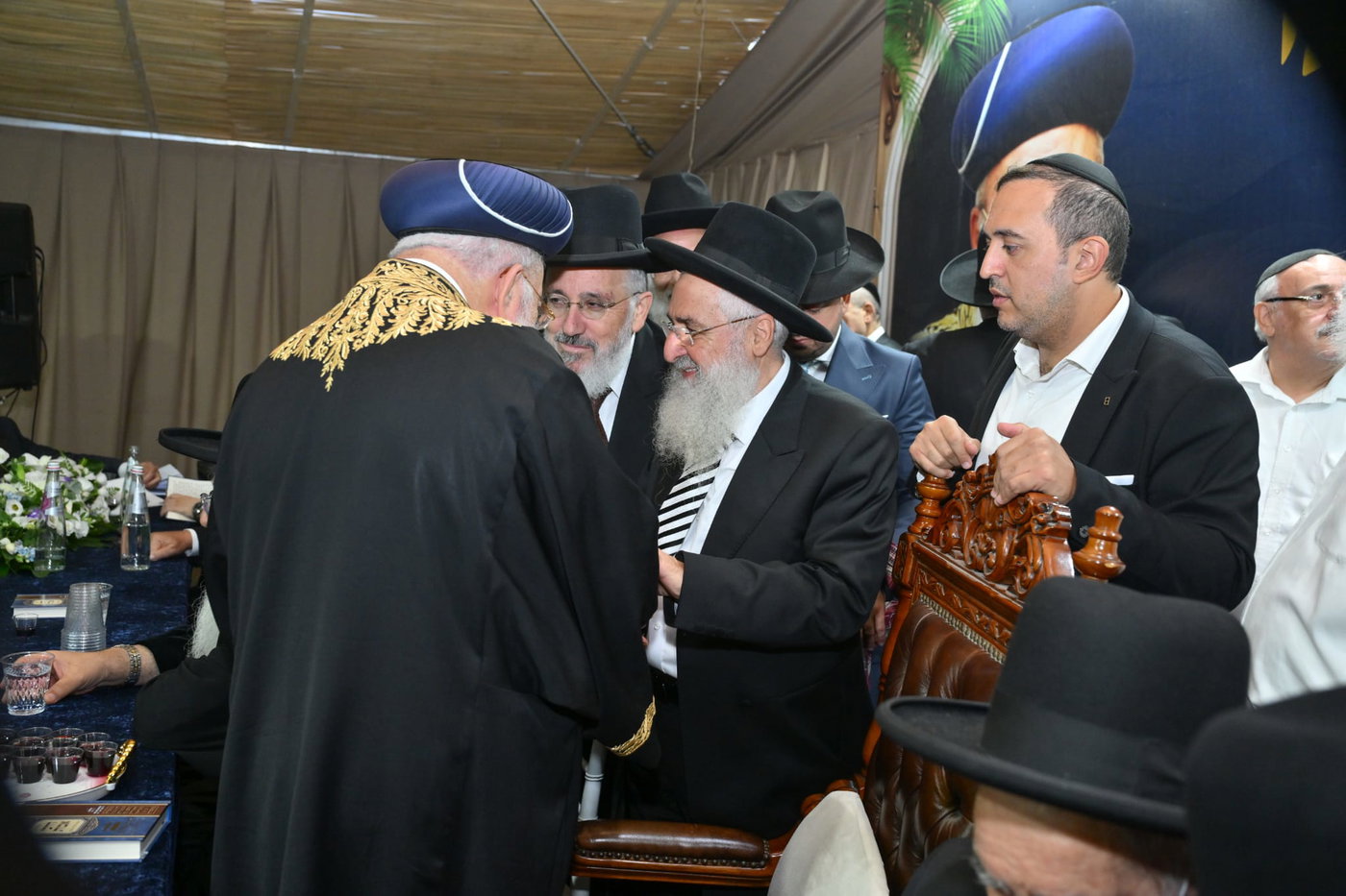 הקבלת פני רבן אצל הראש"ל הגר"ש עמאר 
