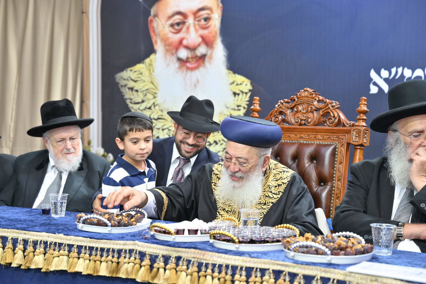 הקבלת פני רבן אצל הראש"ל הגר"ש עמאר 