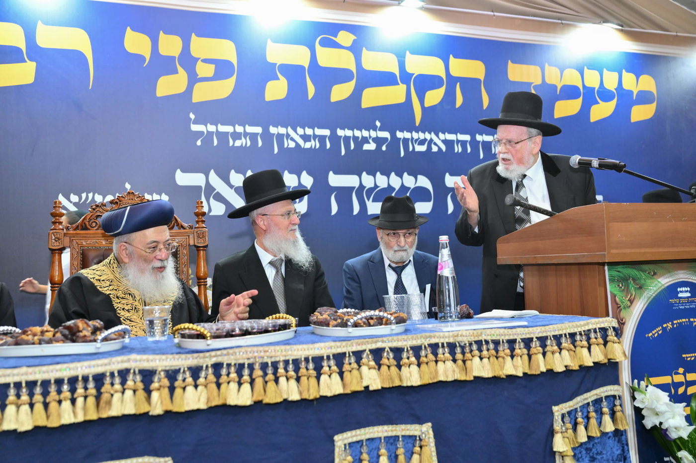 הקבלת פני רבן אצל הראש"ל הגר"ש עמאר 