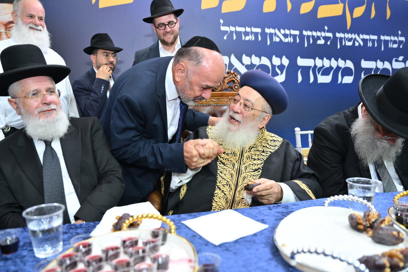 הקבלת פני רבן אצל הראש"ל הגר"ש עמאר 