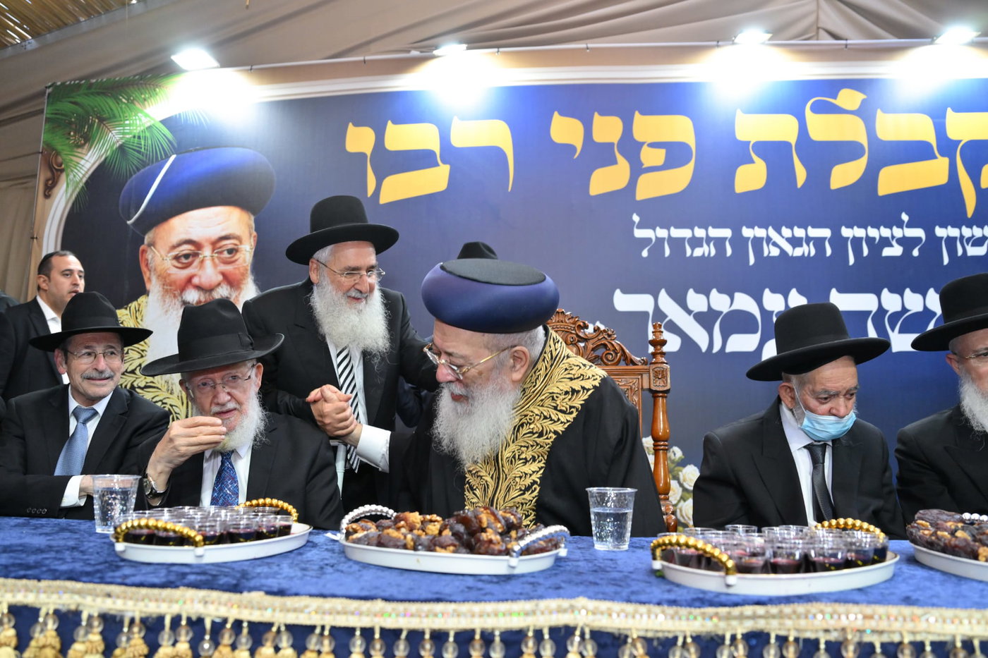 הקבלת פני רבן אצל הראש"ל הגר"ש עמאר 