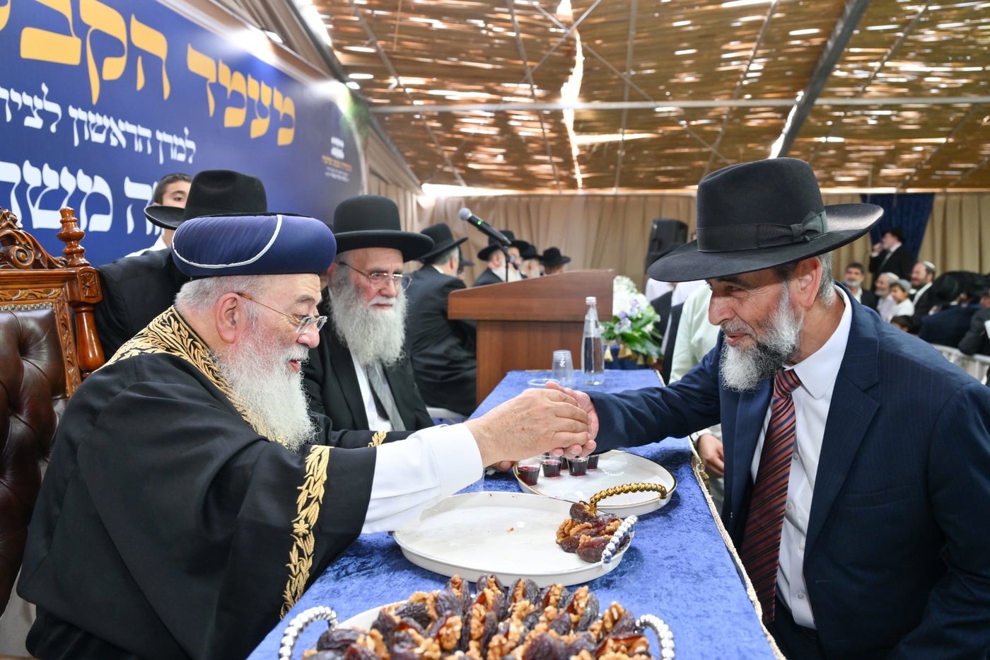 הקבלת פני רבן אצל הראש"ל הגר"ש עמאר 