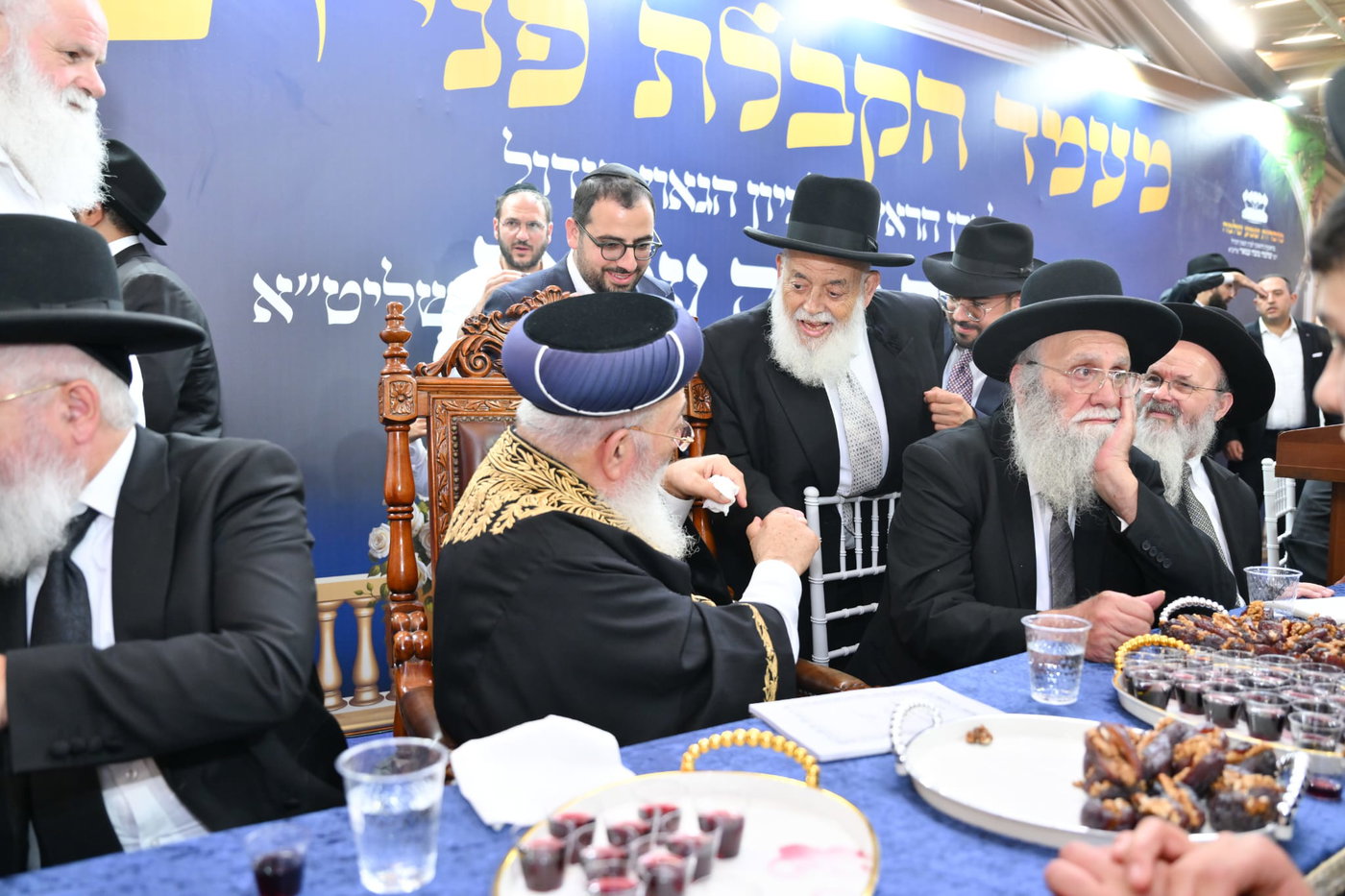 הקבלת פני רבן אצל הראש"ל הגר"ש עמאר 
