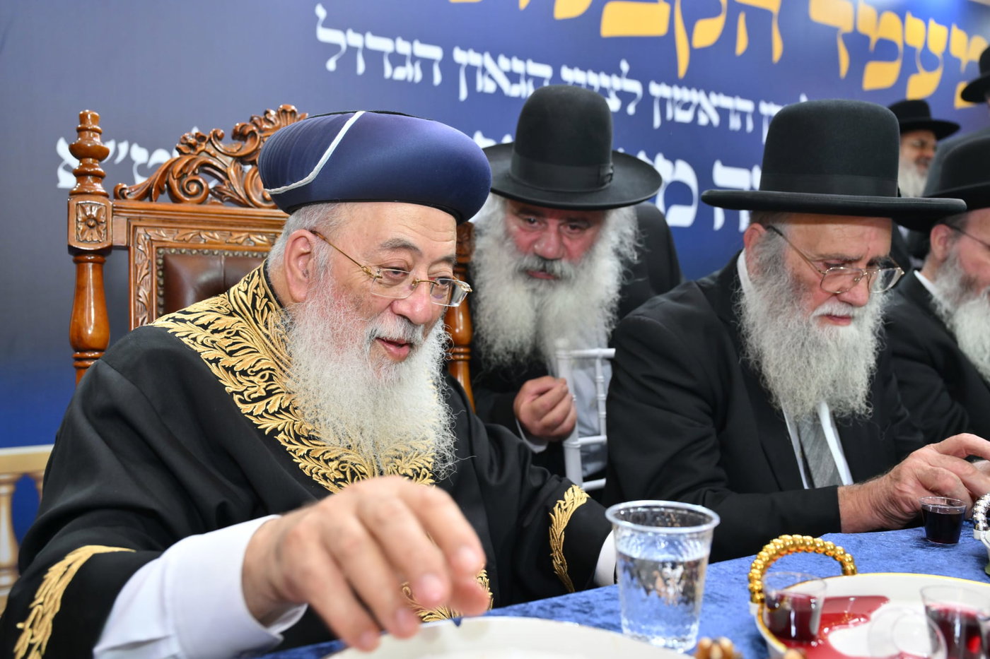 הקבלת פני רבן אצל הראש"ל הגר"ש עמאר 