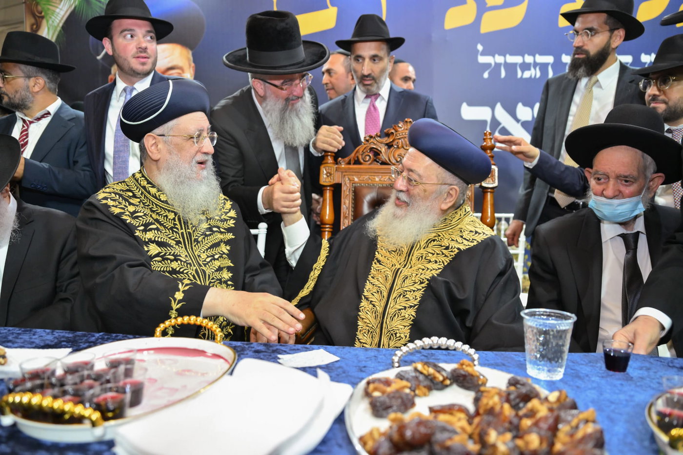 הקבלת פני רבן אצל הראש"ל הגר"ש עמאר 