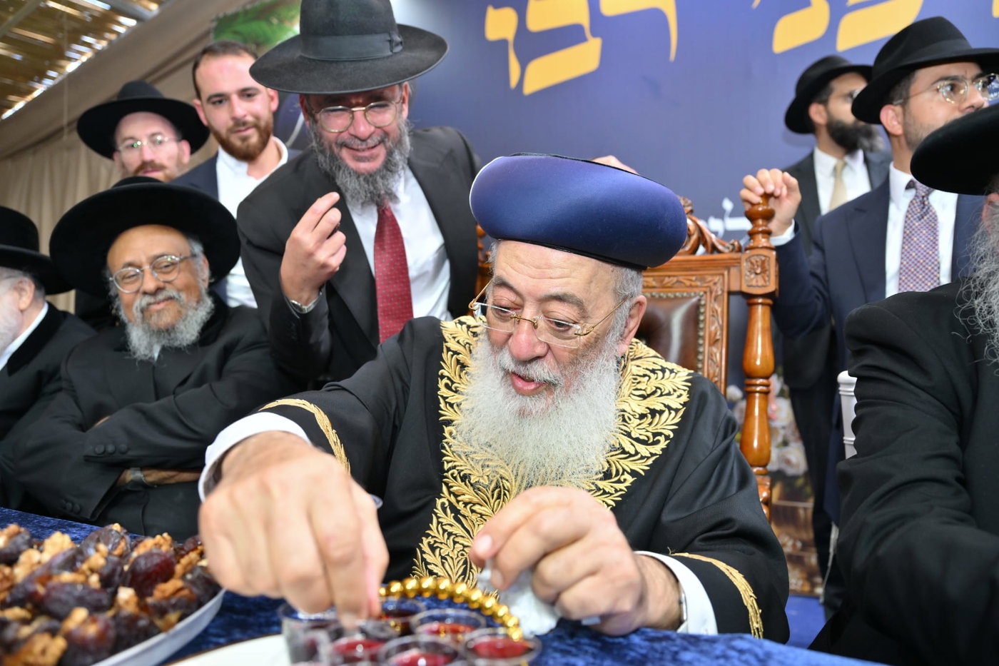 הקבלת פני רבן אצל הראש"ל הגר"ש עמאר 