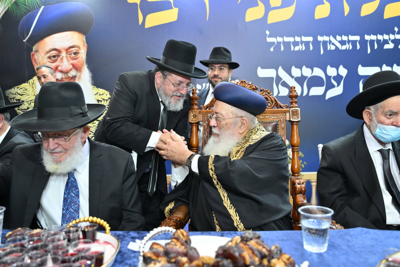הקבלת פני רבן אצל הראש"ל הגר"ש עמאר 