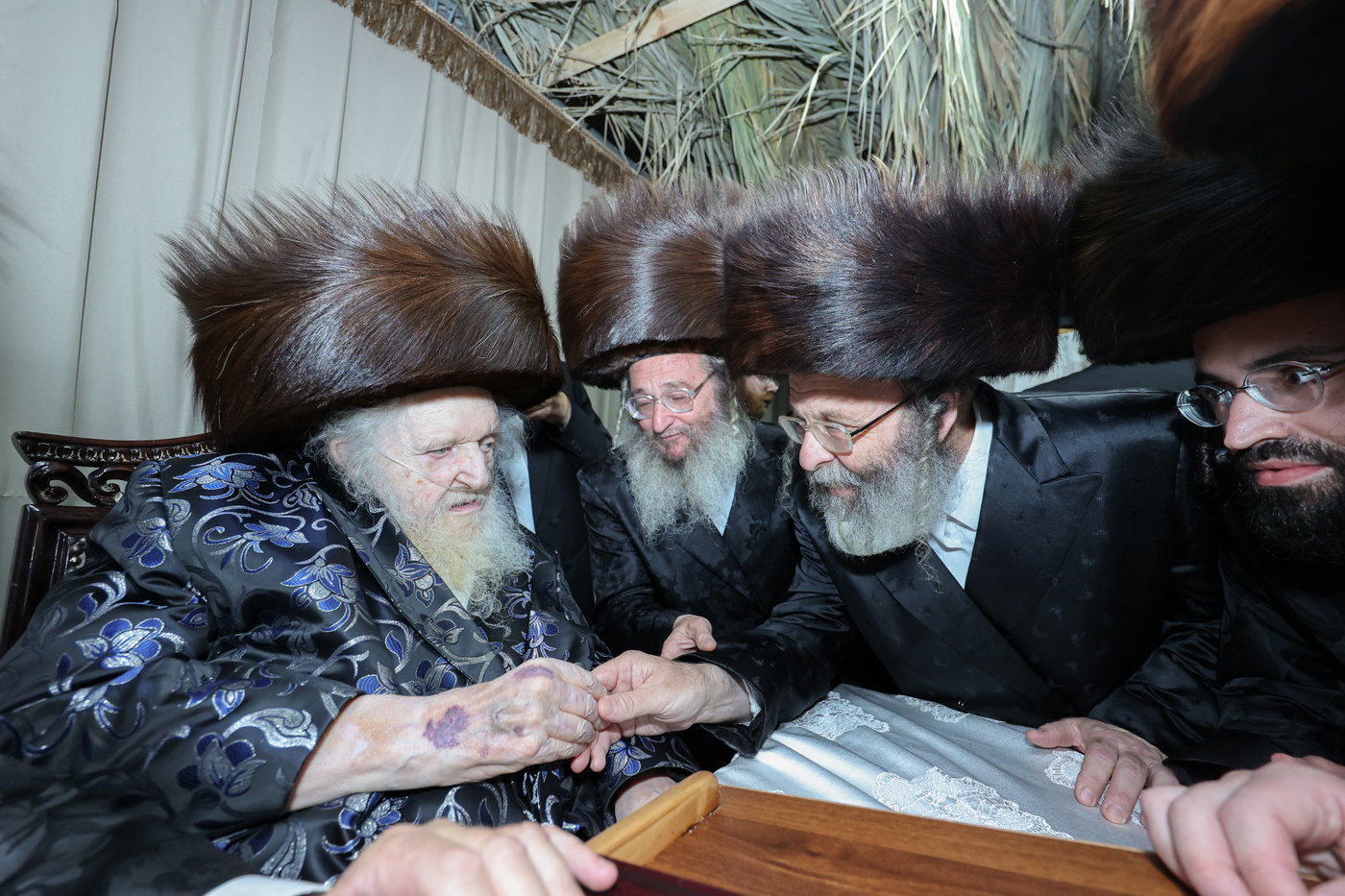 חג הסוכות אצל הגר"מ שטרנבוך
