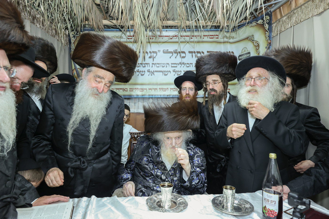 חג הסוכות אצל הגר"מ שטרנבוך