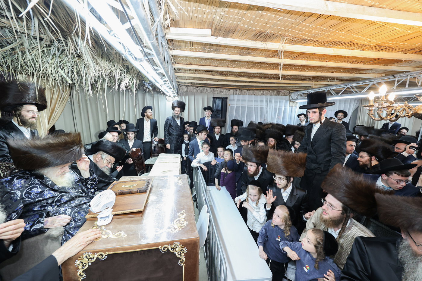 חג הסוכות אצל הגר"מ שטרנבוך