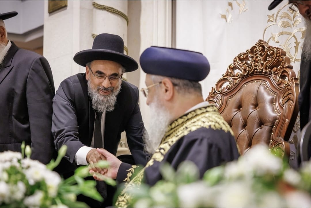 הקבלת פני רבו לראש"ל הגר"ד יוסף