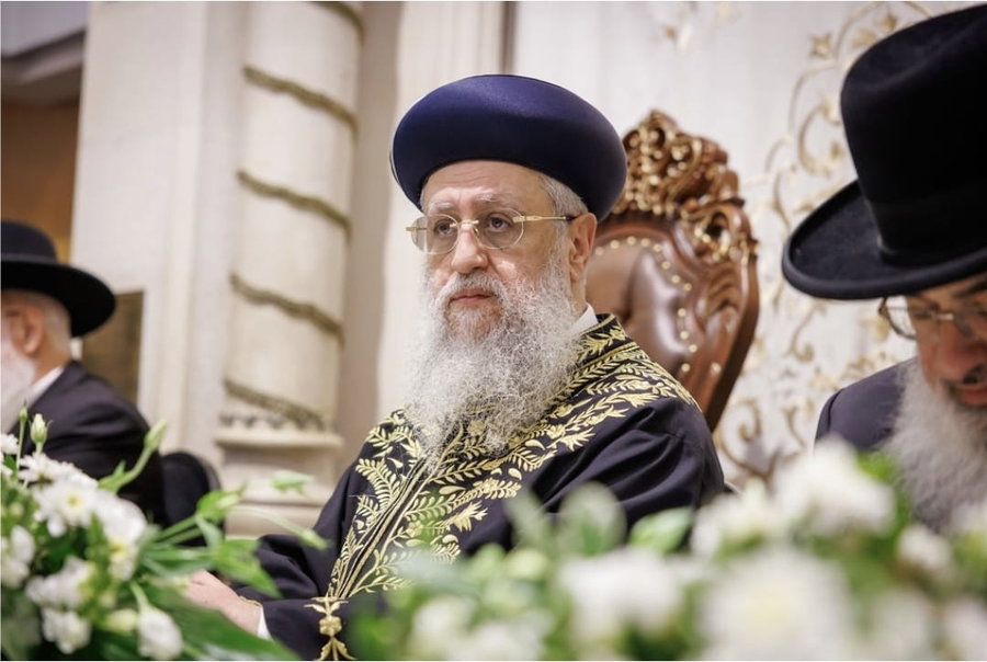 הקבלת פני רבו לראש"ל הגר"ד יוסף