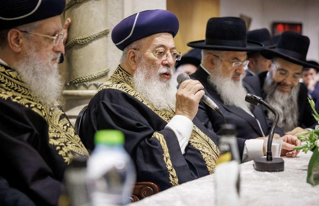הקבלת פני רבו לראש"ל הגר"ד יוסף