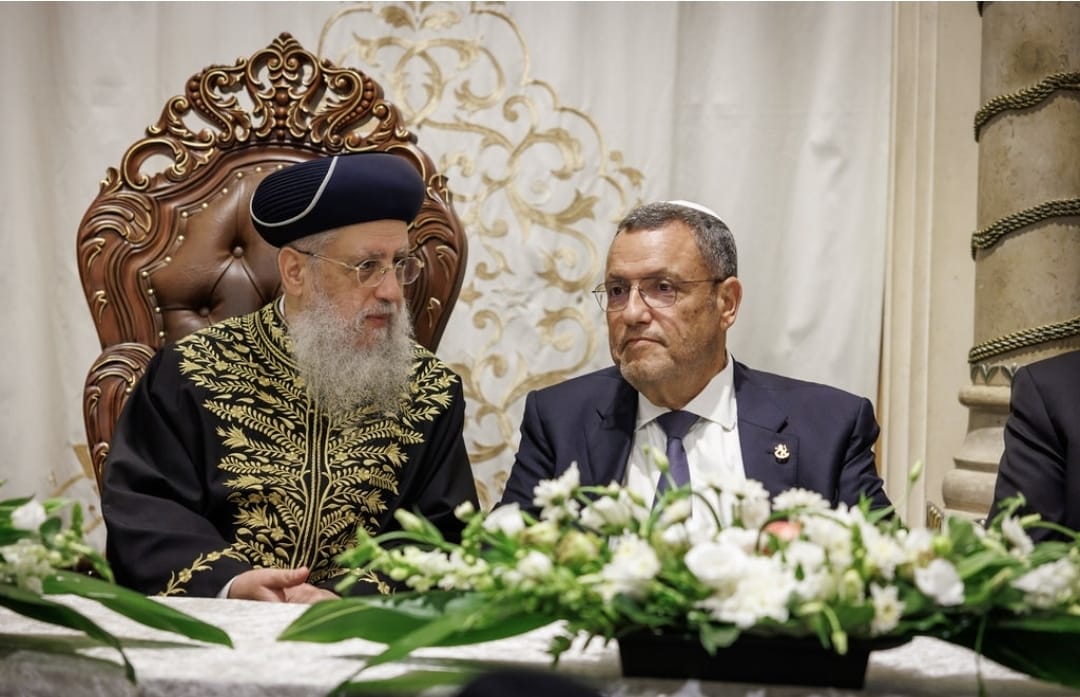הקבלת פני רבו לראש"ל הגר"ד יוסף