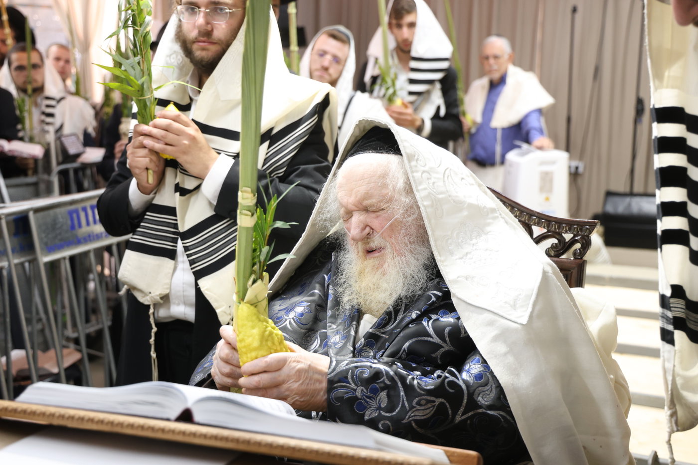 חג הסוכות אצל הגר"מ שטרנבוך