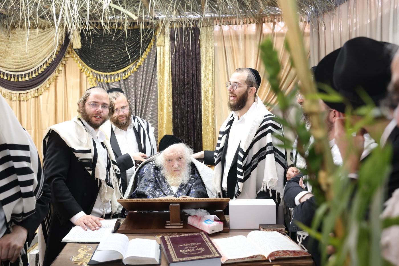 חג הסוכות אצל הגר"מ שטרנבוך