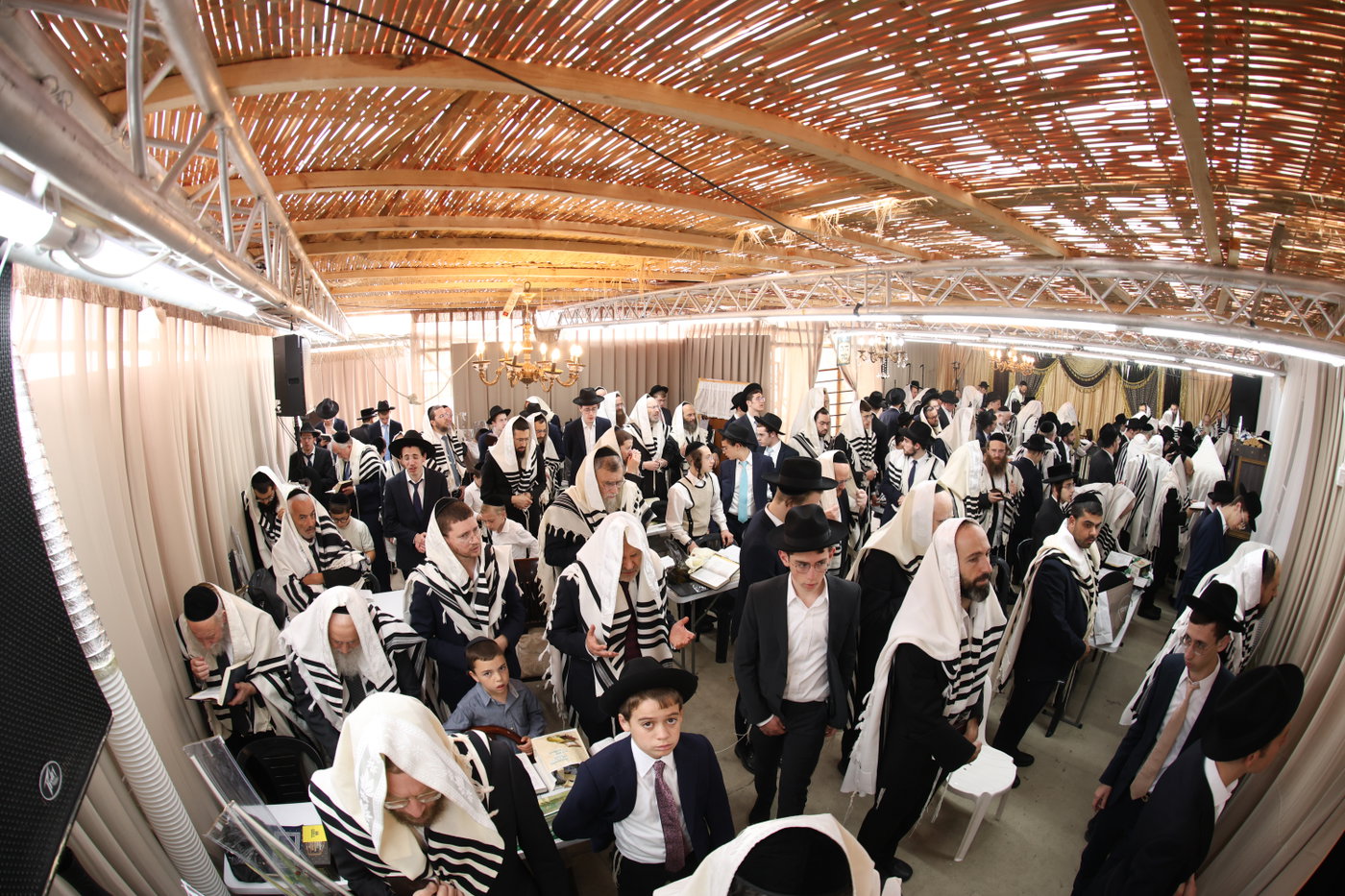 חג הסוכות אצל הגר"מ שטרנבוך