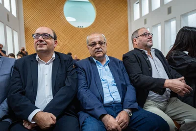 חברי הכנסת הערבים במהלך הדיון בבג"ץ