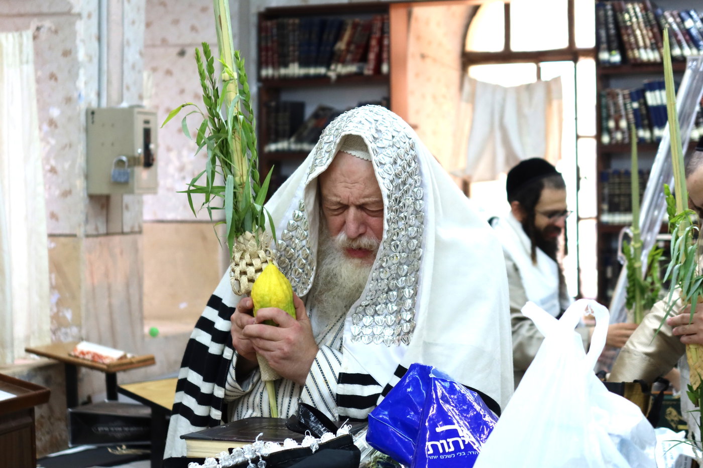 חג הסוכות אצל האדמו"ר ממבקשי אמונה 