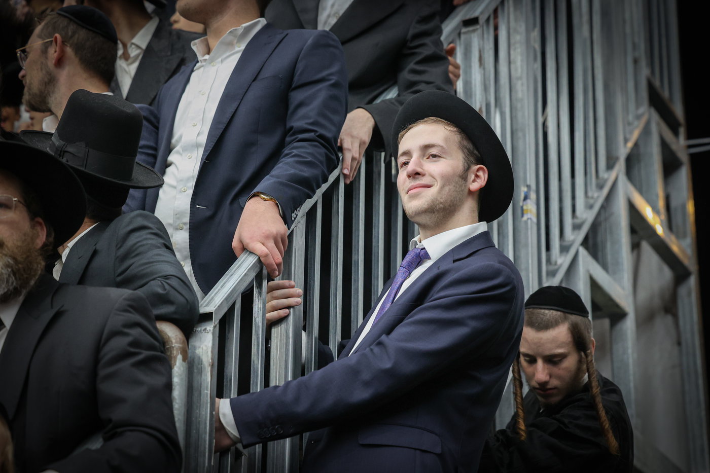 הגה"צ רבי אלימלך בידרמן בשמחת בית השואבה 
