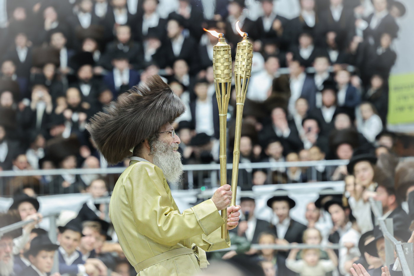 הגה"צ רבי אלימלך בידרמן בשמחת בית השואבה 