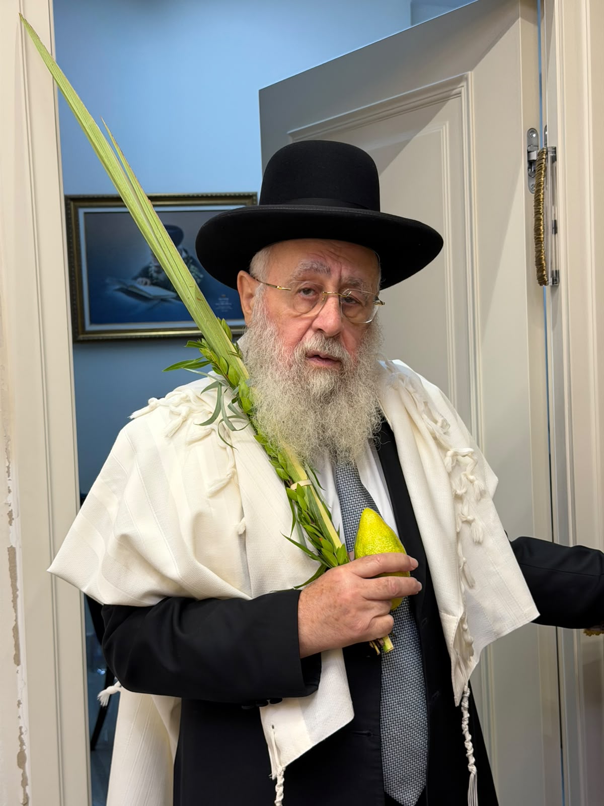הראשל"צ הגר"י יוסף בהושענא רבה