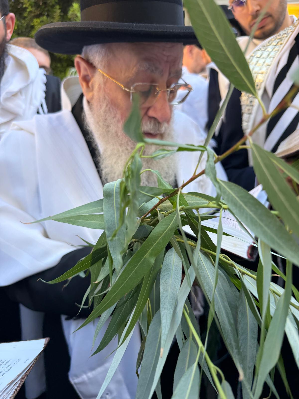 הראשל"צ הגר"י יוסף בהושענא רבה