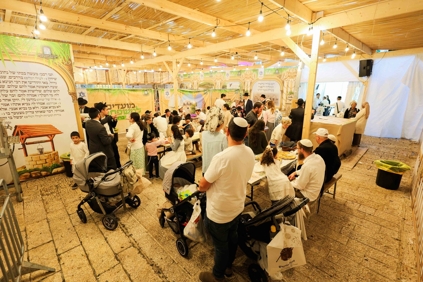 אירועי חול המועד ברובע היהודי: רבבות נהנו מסוכת החזון איש ותצפית חדשה
