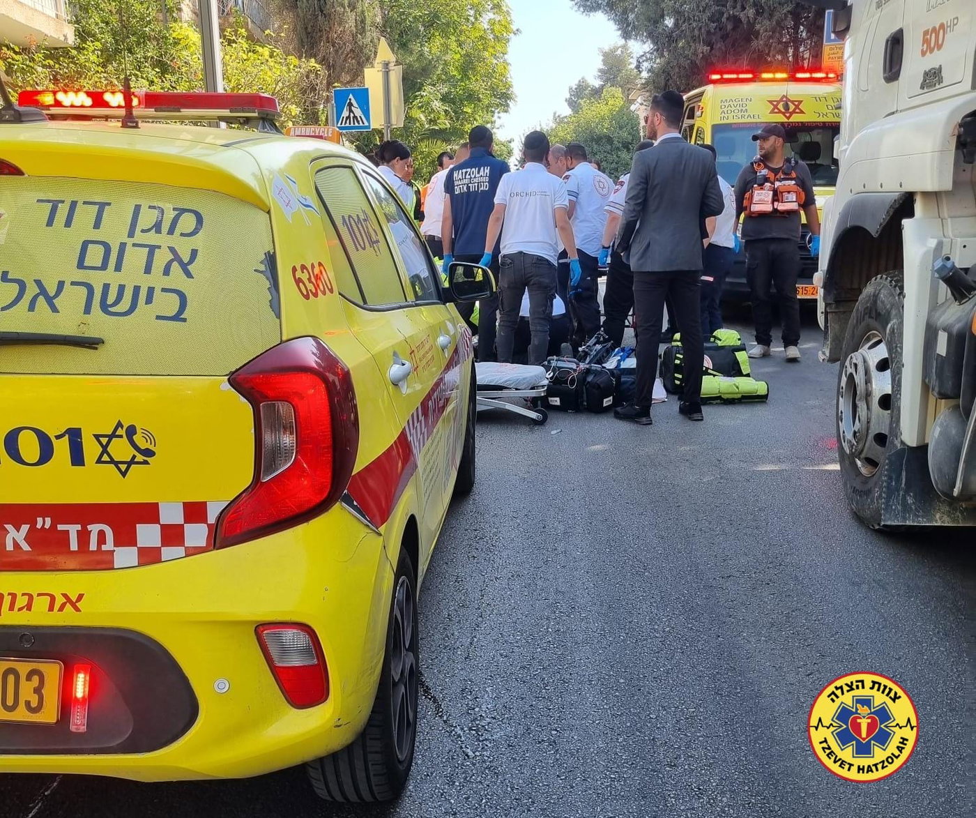 זירת התאונה