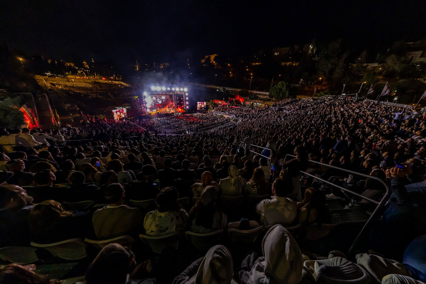 מופע הסוכות השנתי של ארגון איחוד הצלה בבריכת הסולטן