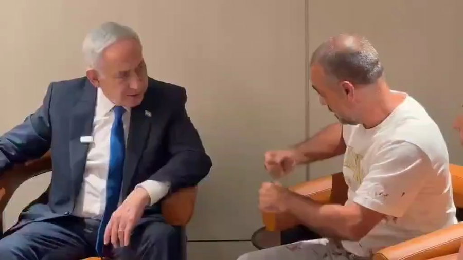 יניב והגיבורים במפגש עם ראש הממשלה
