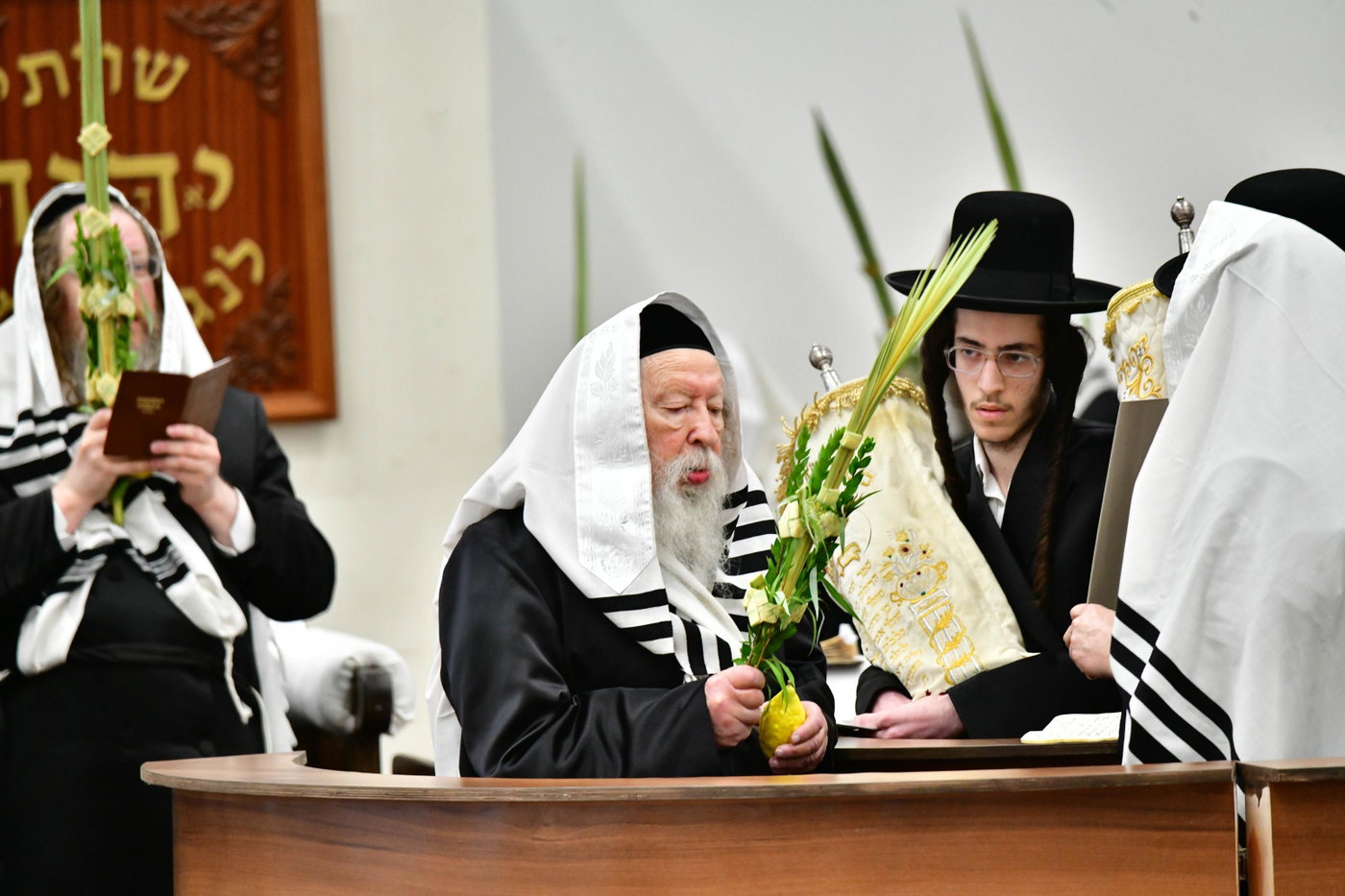 הושענא רבה בחצה"ק גור