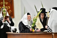 הושענא רבה בחצה"ק גור