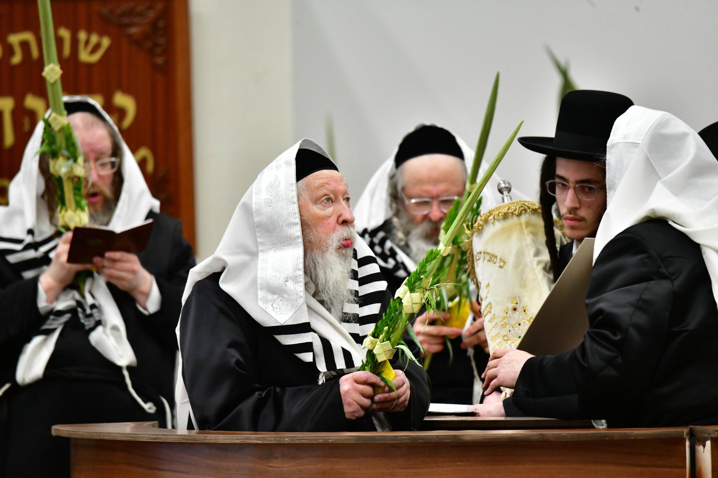 הושענא רבה בחצה"ק גור