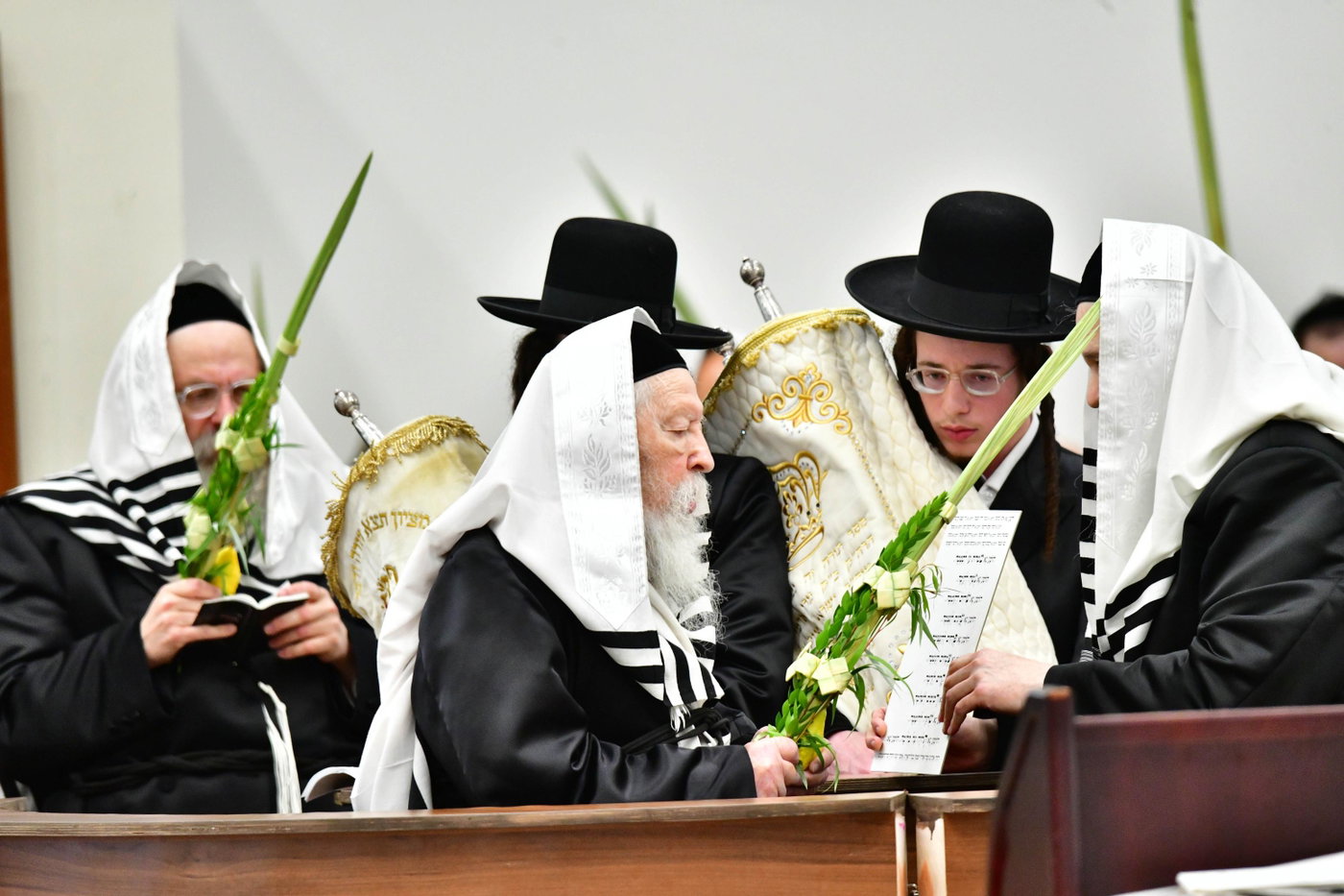 הושענא רבה בחצה"ק גור