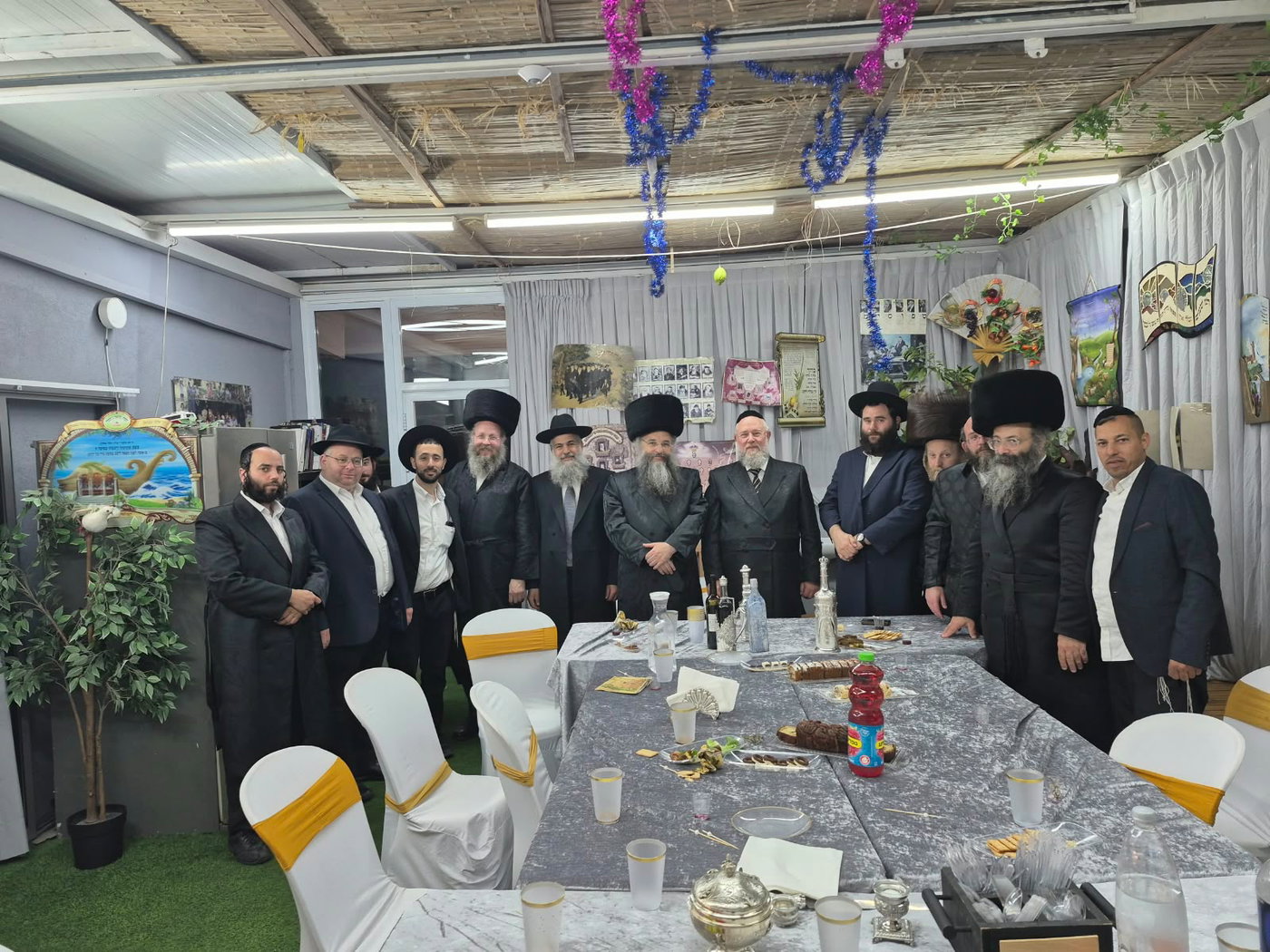 מעמדי הקבלת פני רבו בחג הסוכות של הנהלת ומתנדבי זק"א