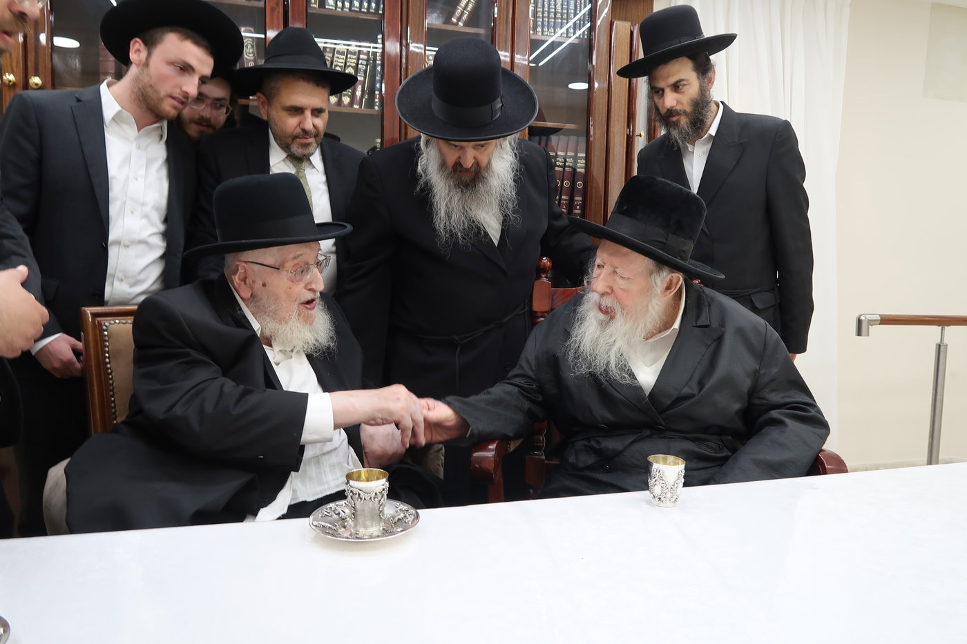 הגרמ"צ ברגמן בביקור אצל האדמו"ר מגור
