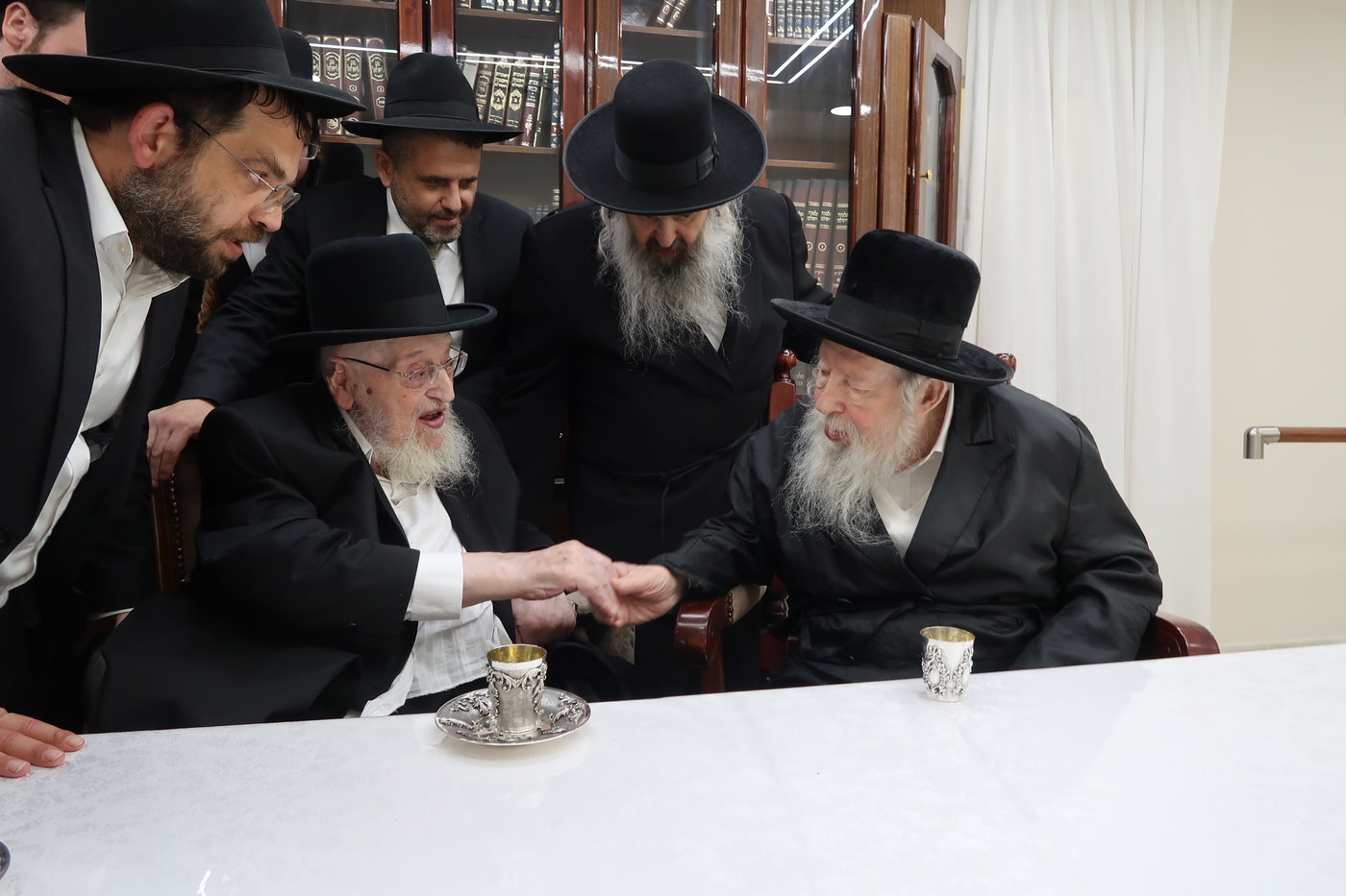 הגרמ"צ ברגמן בביקור אצל האדמו"ר מגור