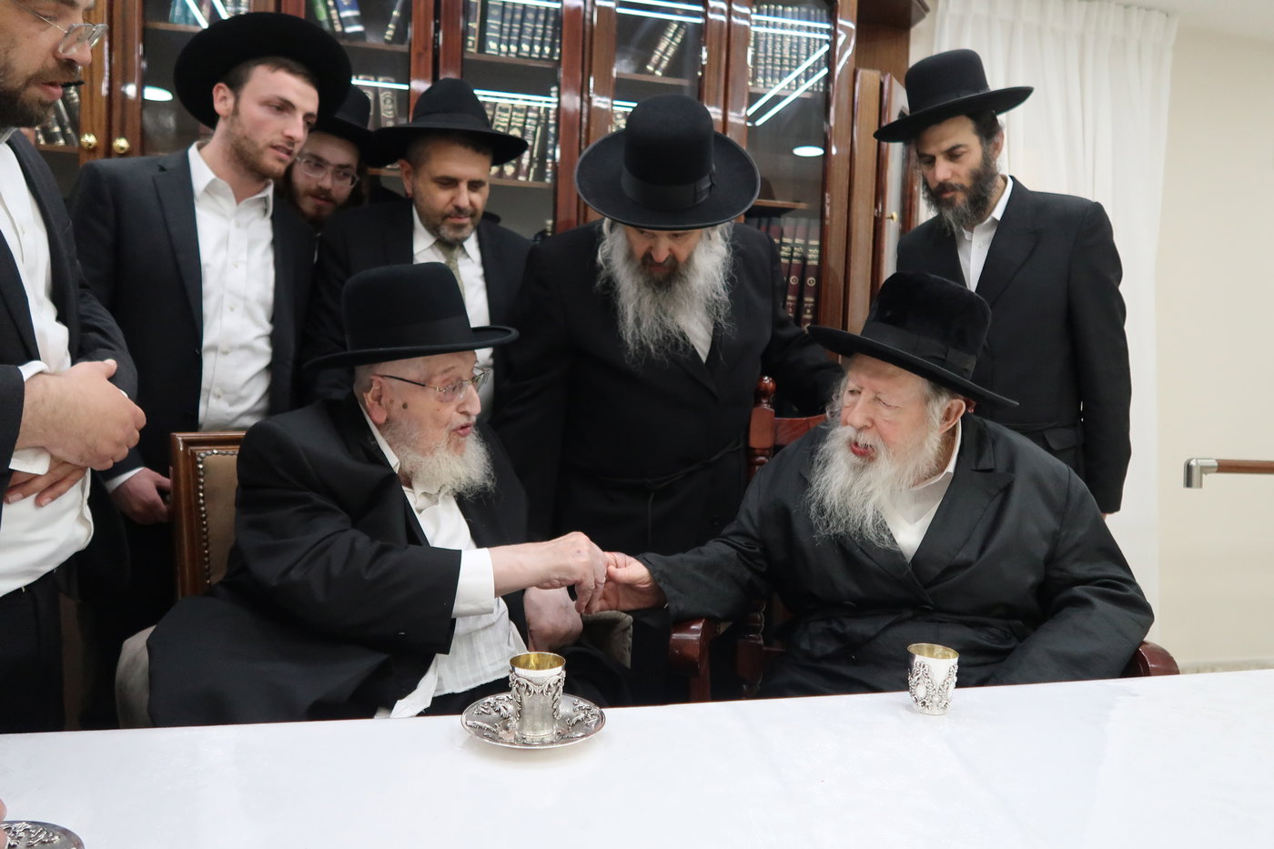 הגרמ"צ ברגמן בביקור אצל האדמו"ר מגור