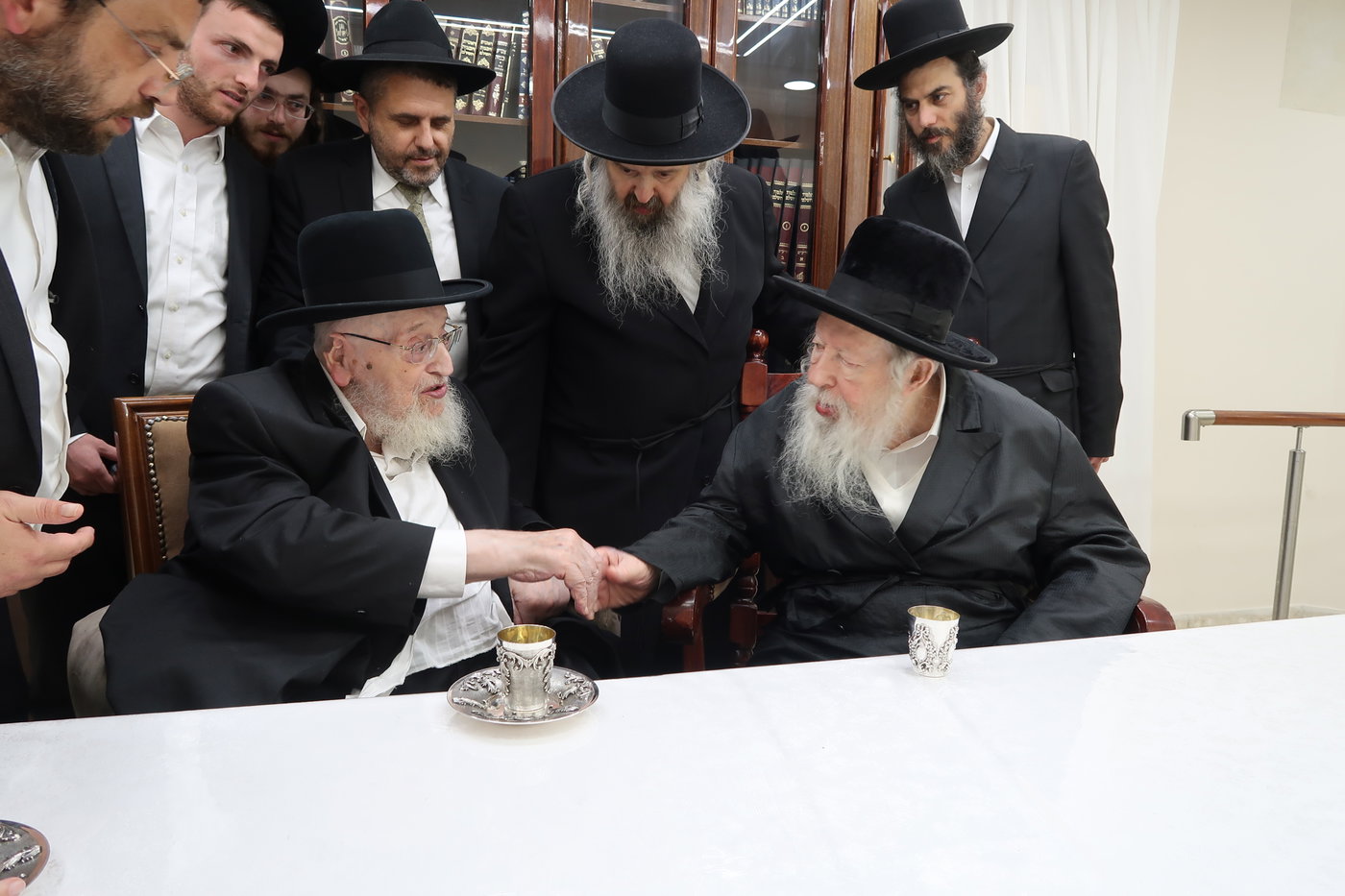 הגרמ"צ ברגמן בביקור אצל האדמו"ר מגור